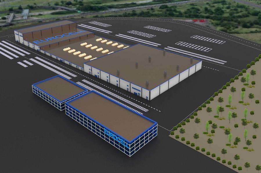 Náhled, jak by mohla vypadat nová továrna společnosti Eurocell