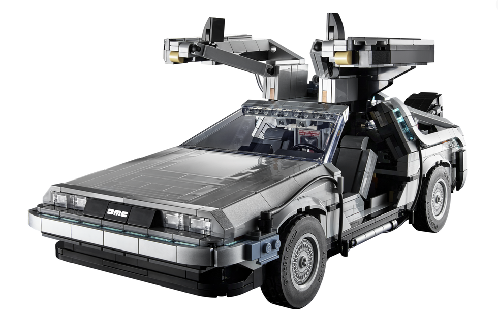 DeLorean v provedení Lego