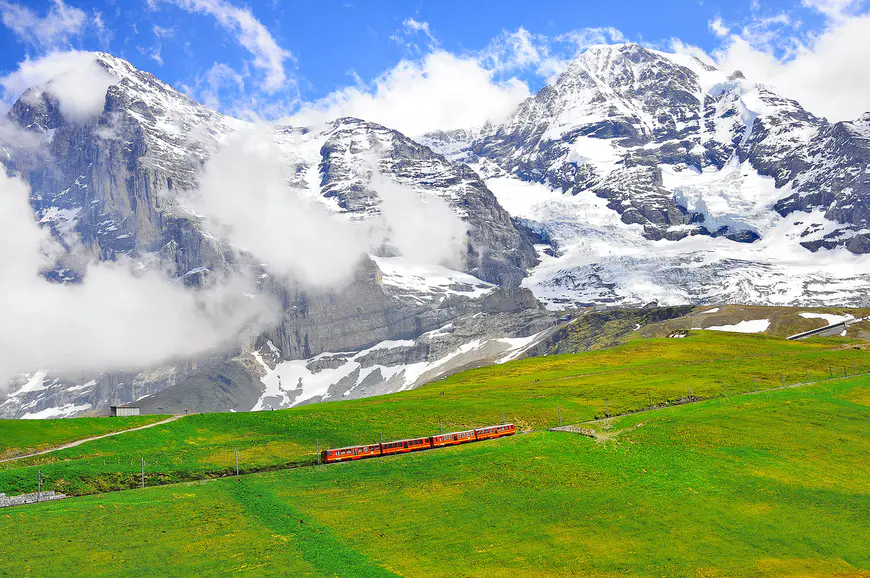 Jungfraujoch z Curychu kousek