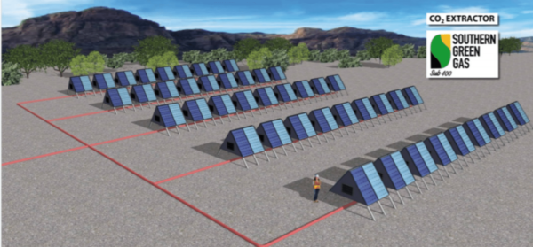 AspiraDAC a Southern Green Gas v současné době spolupracují na prvním projektu DAC na solární pohon na světě