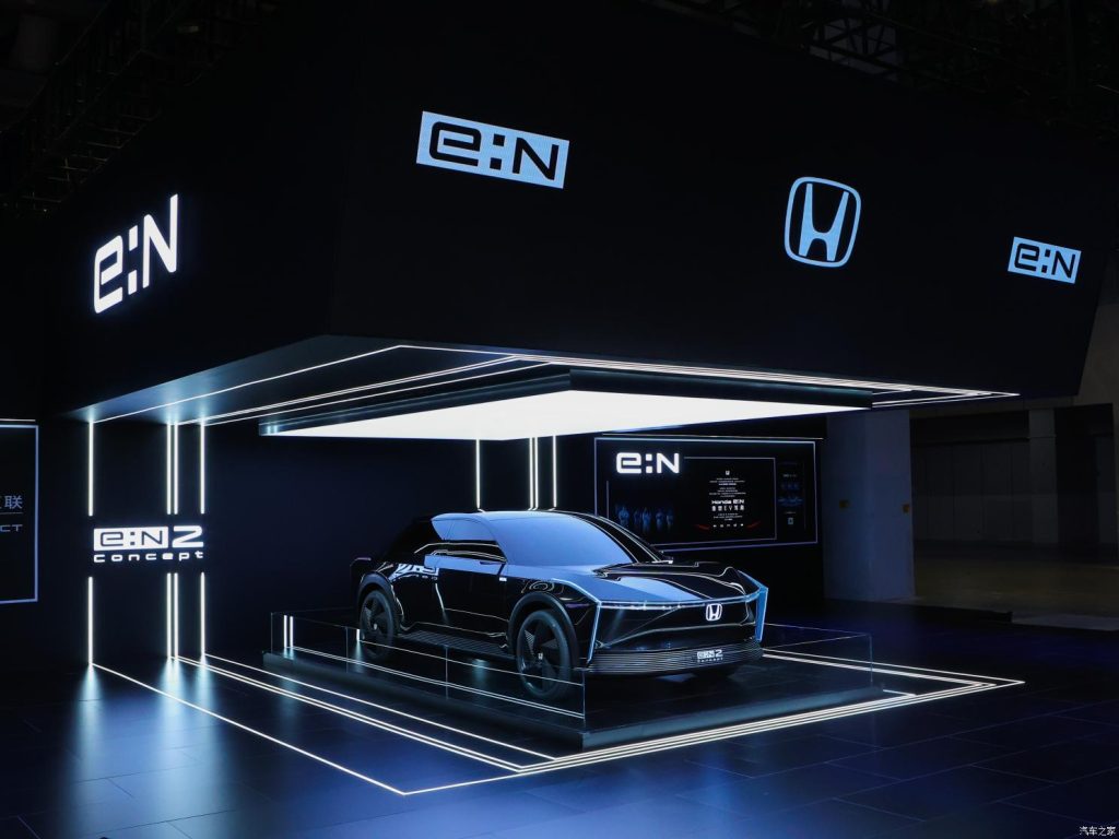 Honda e:N2 Concept vychází z konceptu e:N GT, jednoho z pěti loni představených elektromobilů určených pouze pro Čínu