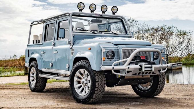 E.C.D. Automotive Design se specializuje na restaurování vozů Land Rover. Nyní přichází s modelem Defender 110 pod názvem Project Hutton