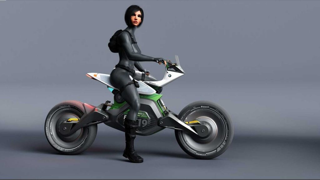 Motocykl tvůrci navrhli se dvěma elektromotory integrovanými do kol z uhlíkových vláken, takže půjde o motocykl s pohonem dvou kol