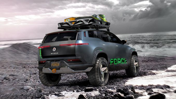 Fisker hodlá zvýšit atraktivitu svého plně elektrického SUV Ocean nově vyvinutou speciální terénní edicí s názvem Ocean Force E
