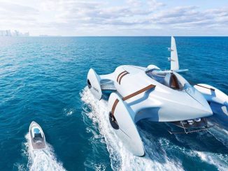 Společnost Andy Waugh Yacht Design připravuje nový koncept katamaránu Decadence, který se nechal inspirovat automobily z minulého století