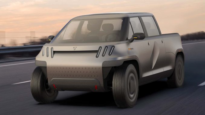 Kalifornský start-up Telo, který vyrábí elektromobily, přetváří koncept pickupů. Jeho nový elektrický vůz Telo MT1 má rozměry Mini Cooperu SE