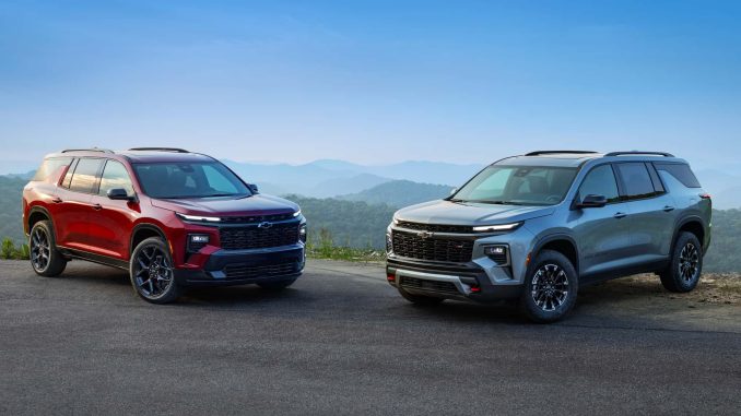Chevrolet představuje zcela nový model Traverse 2024. SUV, které se začne prodávat začátkem roku 2024, dostalo nový vzhled zvenku i zevnitř