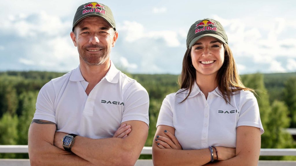 Ambasadory kampaně Dacie se stali závodníci Sébastien Loeb a Cristina Gutierrez Herrero