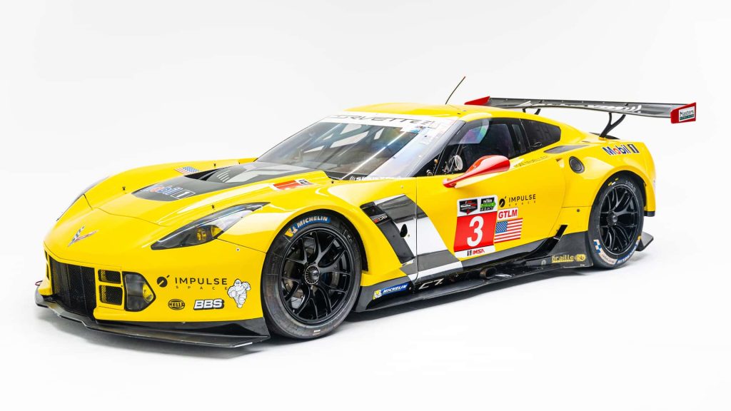 Chevrolet Corvette C7R z roku 2014, vítěz ve své třídě v závodě 24 hodin Daytony a 12 hodin Sebringu v roce 2015