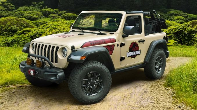 Film Jurský park oslaví v roce 2023 30 let. Jeep se zapojuje do akce a nabízí limitovaný balíček samolepek s názvem Jurassic Park Sticker Pack