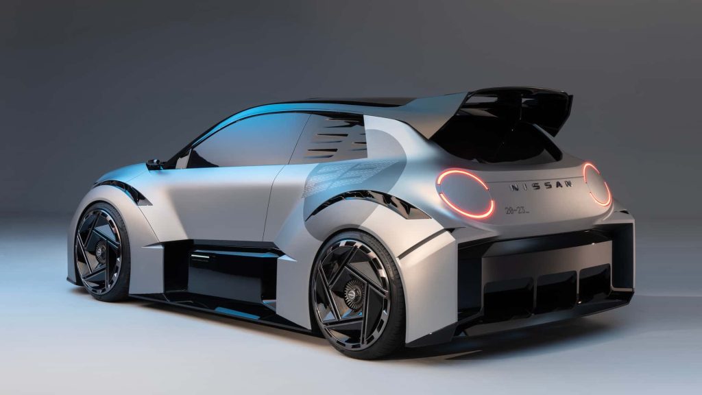 Designová studie nazvaná Concept 20-23 předpokládá sportovní městský elektromobil, který se inspiruje účastí Nissanu ve Formuli E a také online závodními simulátory