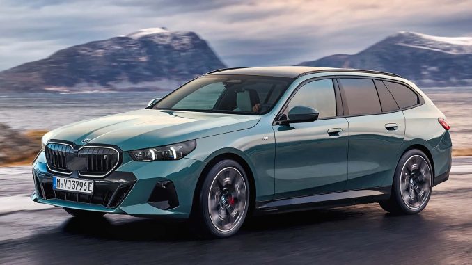 BMW v úterý odhalilo model i5 Touring, který je nyní k dispozici s naftovým motorem, jako plug-in hybrid s pohonem na plyn a jako elektromobil