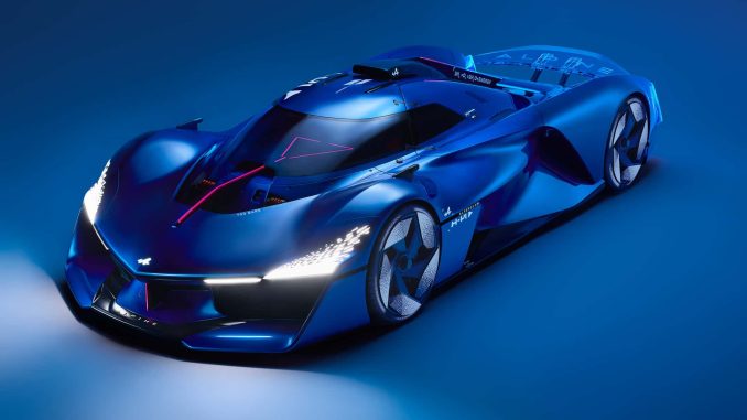Výkonná značka Alpine společnosti Renault patří do týmu vodíkových motorů a nyní představuje nový vodíkový koncept Alpenglow Hy4