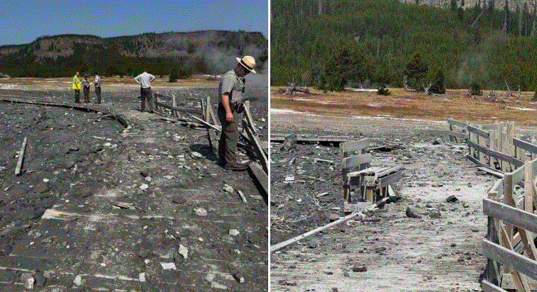 Hydrotermální exploze v Yellowstone