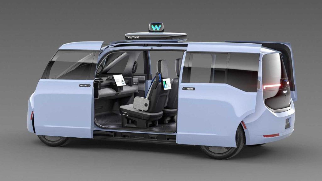 Elektrický minivan, který může být bez řidiče, se poprvé představil v roce 2021