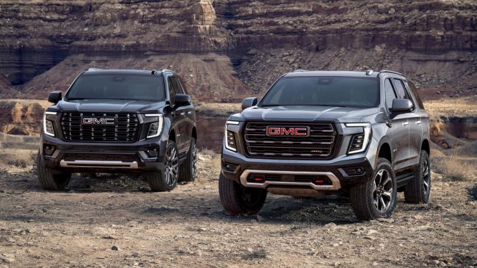 GMC má pro rok 2025 nový model Yukon. Plnohodnotné SUV prochází v polovině cyklu modernizací. K dispozici je také nová výbava AT4 Ultimate