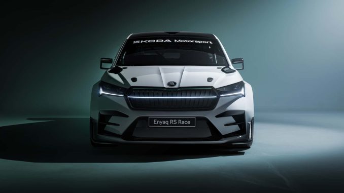 Škoda využila své historie v motorsportu a na základě jednoho ze svých jinak elektrických SUV postavila koncepční rallye vůz Enyaq RS Race